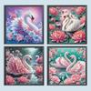 5D DIY Partial Special Shaped Drill Diamond Painting Kit Swan Home Decoration