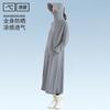 Sunscreen Clothing Women's 1011 Summer New UV Protection Ice Silk Dress Color Printing Long Sunscreen Clothing Long Dress