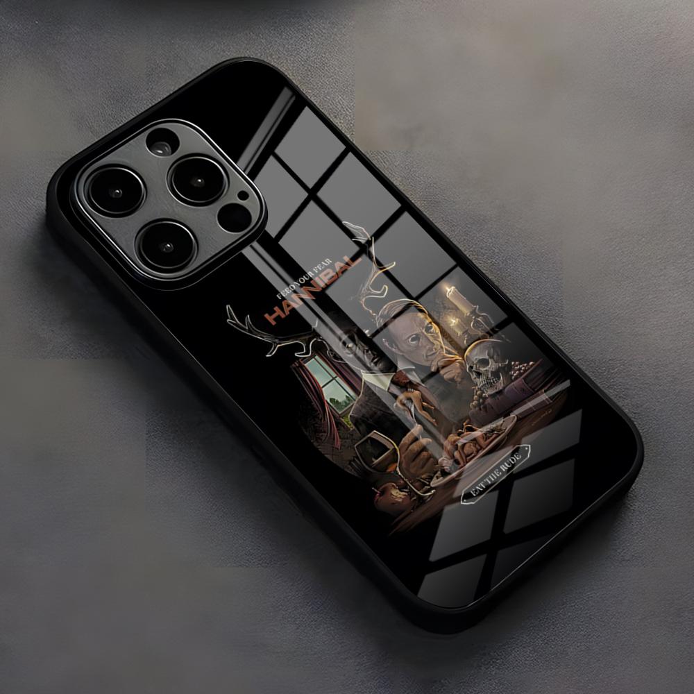 HANNIBAL Phone Case For IPhone 17 Pro Max 16 15 14 Pro Max 13 11 X Xs Xr 8 7Plusglass Cover