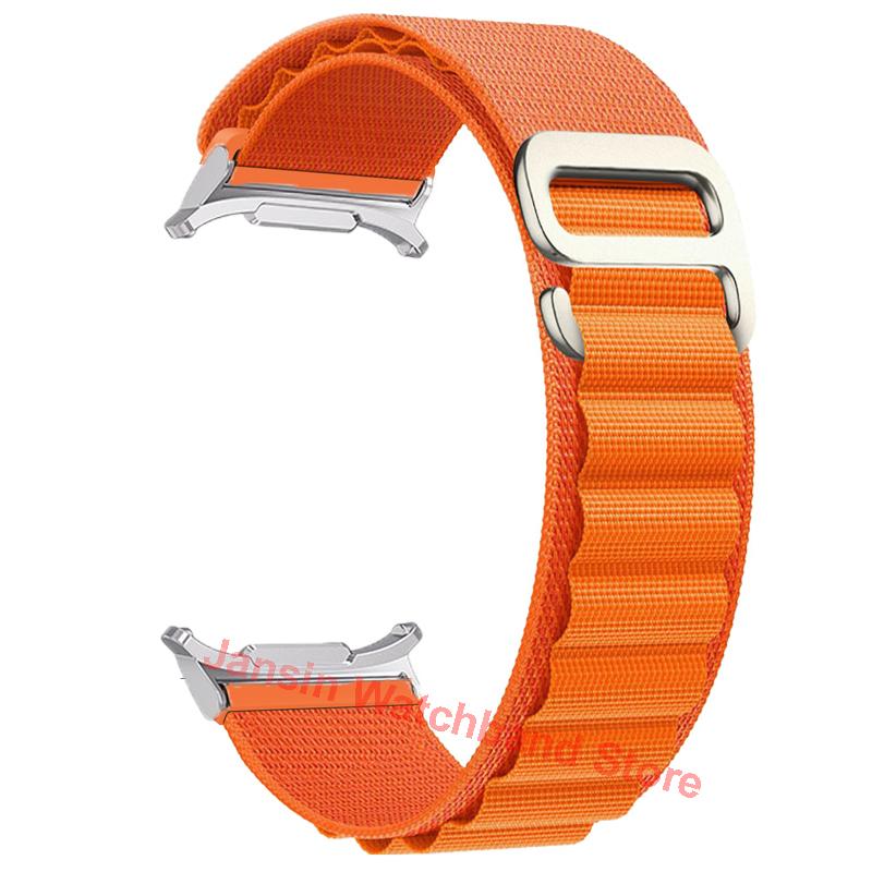 

Ремешок Alpine Loop для Samsung Galaxy Watch 7 Ultra 47 мм, спортивный браслет, нейлоновый ремешок для часов Samsung Galaxy Ultra, аксессуары Watch Ultra 47mm оранжевый