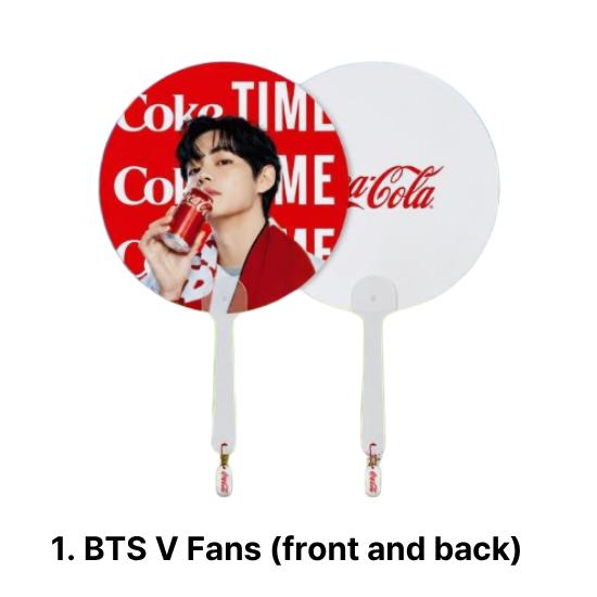 BTS V Coca-Cola Официальные K-pop Товары Открытка Гармошка Книжка Набор fan