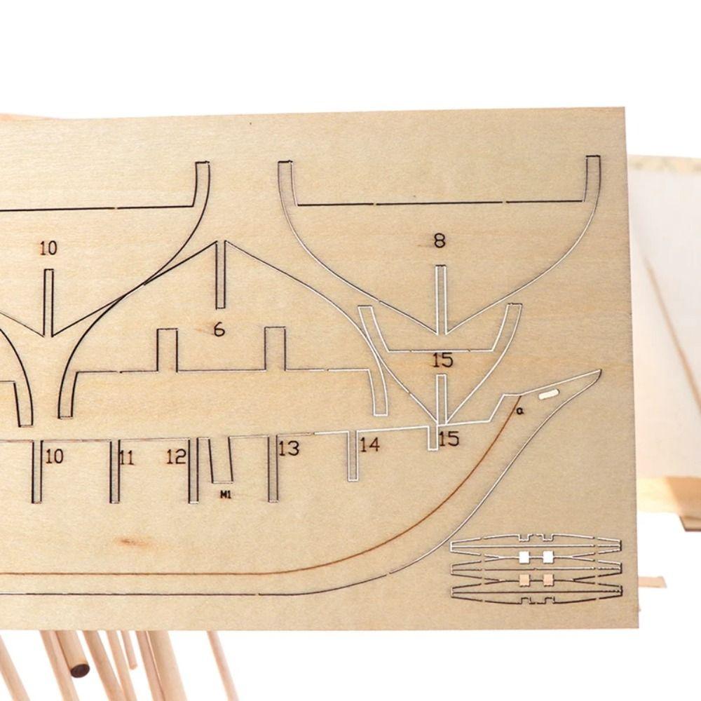 Antikes Segelboot Holzschiffsmodell Heimdekoration Holzsegelboot DIY Hobby