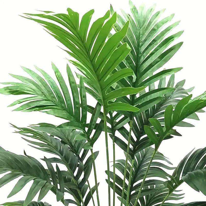 Tropical Artificial Green Plants 12/18 Heads Of Sunflower, Artificial Palm Tree Home Decoration Artificial Tree Artificial Plant