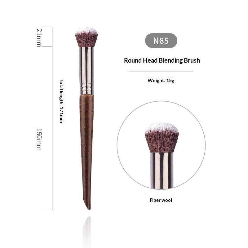 Professional Animal Hair Makeup Brush Set Complete Soft Bristles for Eyeshadow Lip Foundation Beginner Use