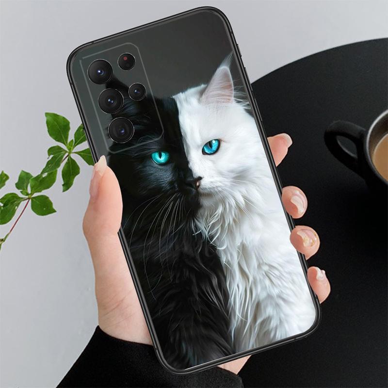 

Phone Case For Samsung A17 A55 A16 A56 A35 A15 A53 A54 A33 A34 A25 A05S A52 A52S A07 A26 A06 Baby cat A15