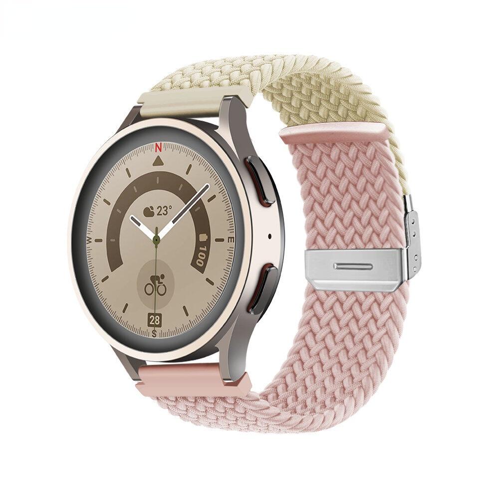 20mm/22mm Strap for Samsung Galaxy watch 6 4 5 pro active 2 Gear S3 braided solo loop bracelet correa Huawei watch GT 2 3 band