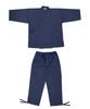 Samue per Tutte le Stagioni da Uomo - Abbigliamento da Lavoro Giapponese - Estate/Inverno (3L, Blu Navy)