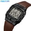 Top Brand New Square Classic Retro Belt Sports Electronic Watch Student Men's Multifunctional Waterproof Wristwatch