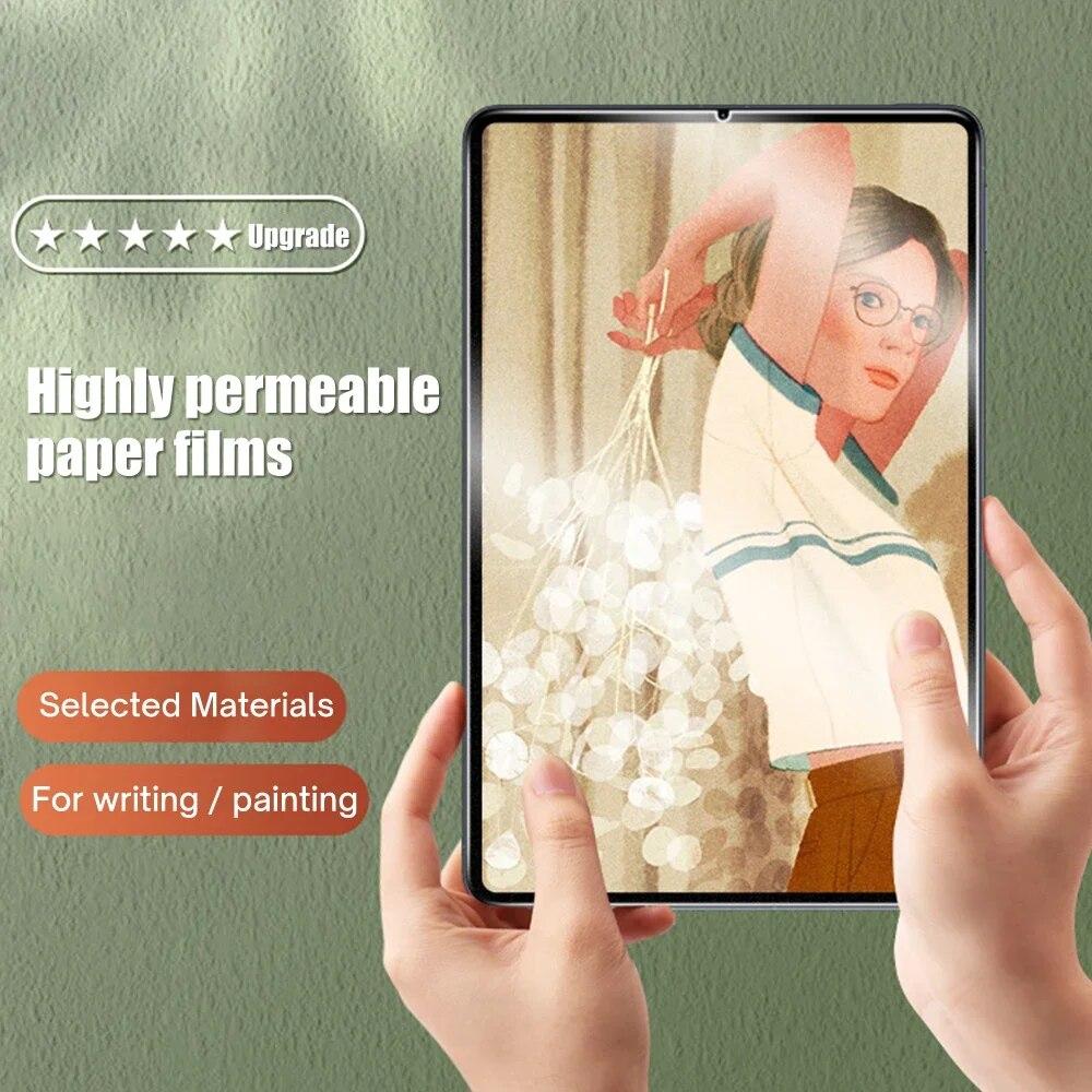 1 ADET Kağıt Gibi Ekran Koruyucu Mat PET Boyama Yazma Xiaomi Mi Pad 5 Pro Ekran Koruyucu 11 inç Xiaomi Mi Pad 5