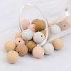 15mm 20pcs Silicone Beads Baby Teething Beads DIY Chewable Teether for Infant