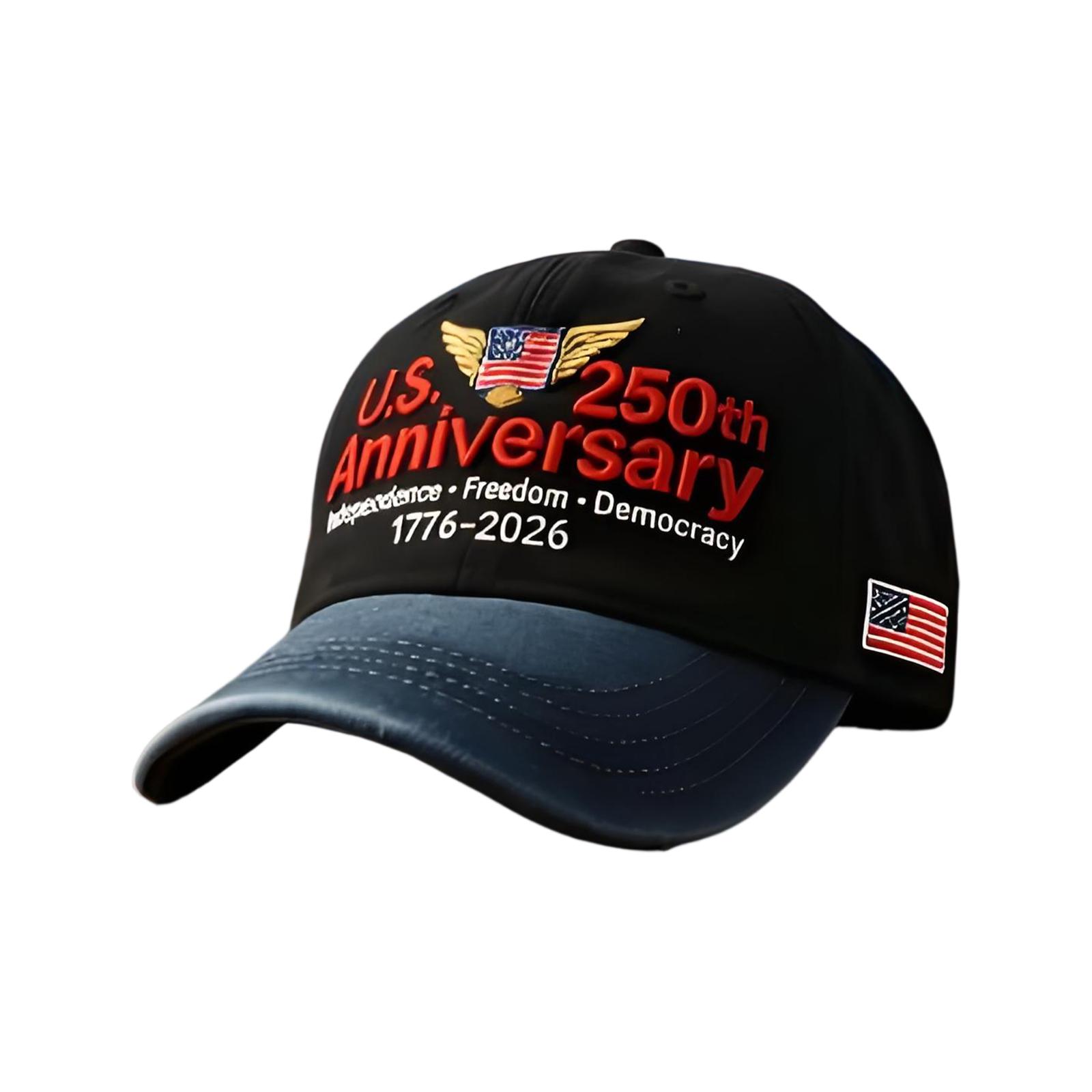 

Персонализированный повседневный солнцезащитный козырек бейсболка уличная кепка с козырьком для мужчин и женщин к 250-летию One Size