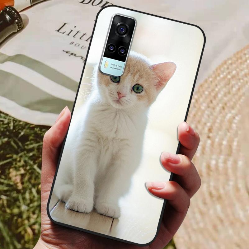 For Coque vivo Y31 2021 Case Silicon Back Cover Phone Case For Vivo V2036 Cases Soft bumper Funda for Vivo Y 31 VivoY31 2021 Bag