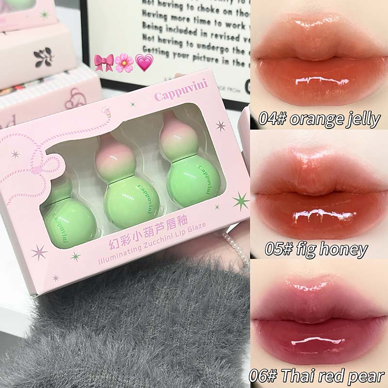 

Cappuvini Осветляющий блеск для губ с цуккини