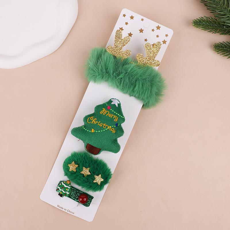 

Рождественские детские подарки Заколки для волос Заколка Брошь Аксессуары Мультяшный Санта Клаус Лось Украшения Рождество Новый год Украшение для вечеринки