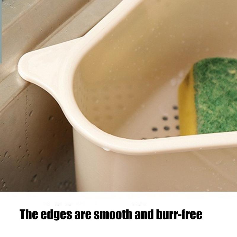 Kitchen Sink Triangle Drain Basket Plastic Food Vegetables Peel Egg Filter Storage Organizer Kitchen Shelf Rack Drainer