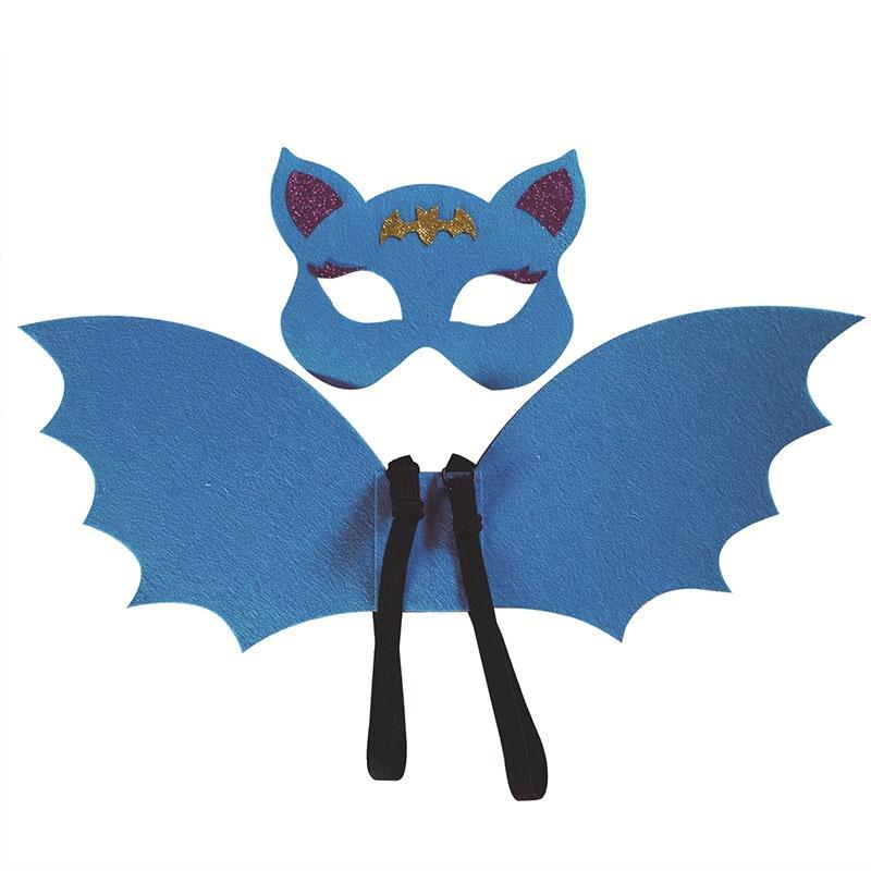 Halloweencosplay Soft And Comfortable Bat Wings Costume Set For Kids