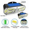 126 lampor Solar Väggbelysning LED Solar Light Utomhus Smart Motion Sensor Vägglampa Solar Light För Garden Street Decoration