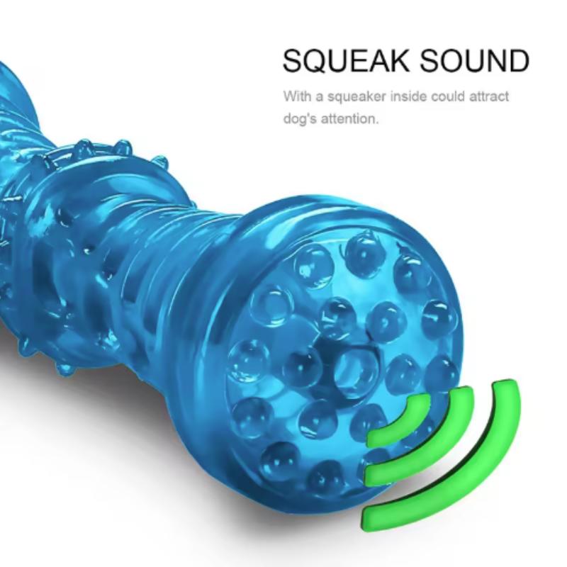 Beständiges, bissfestes Haustierspielzeug, Zahnbürstenknochen, stabiles Hundespielzeug, interaktives Welpenspiel, Spielzeug, Hundeknochen, Kauspielzeug für Welpen aus Gummi, Hund