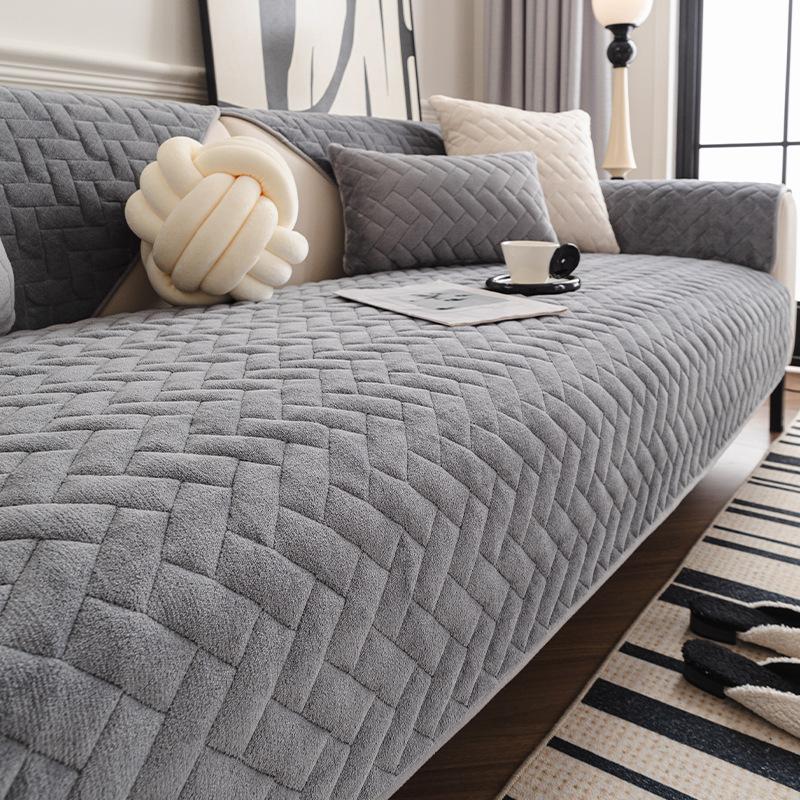 Anti Slip and Simple Sofa Cushion One-piece Laying Sofa Cover Suitable for Autumn and Winter Seasons Wear-resistant and Durable