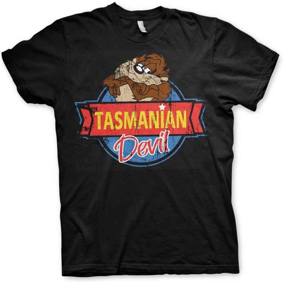 Looney Tunes Officially Licensed Tasmanian Devil Mens T-Shirt Black S
