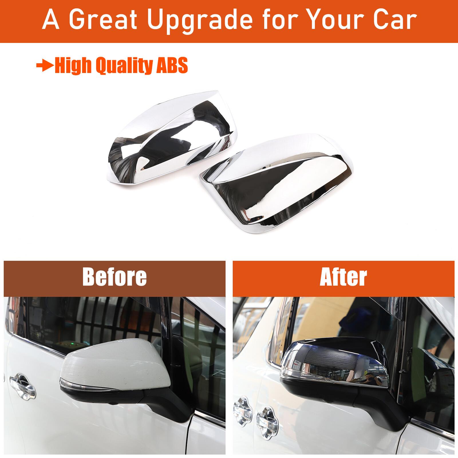 For Toyota RAV4 - Bright Black Side Mirrors Rearview Cover