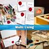 100Pcs/Bag Retro Wax Seal Colored Wax Beads DIY Scapbooking Octagon Sealing Stamp for Envelope Letter Wedding Party Invitation