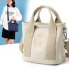 Women Canvas Tote Bag Large Capacity Handbags Shoulder Bags Zip Crossbody Bag