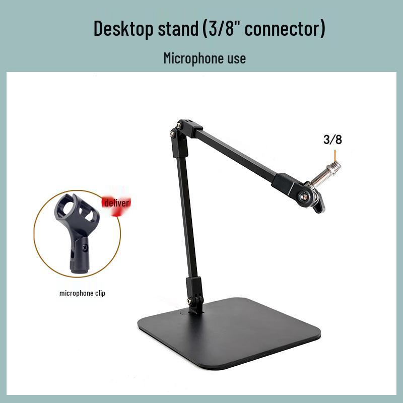 Desktop Multifunctional Cantilever Bracket for Phone, Tablet, and Microphone Overhead Shots and Live Broadcasts