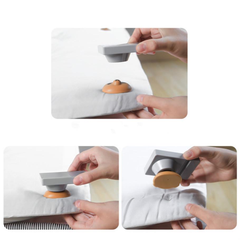 Pevná spona Držák na přikrývku Ochranné prostěradla Taška na ložní prádlo Protiskluzová magnetická otevřená spona Spona na přikrývku