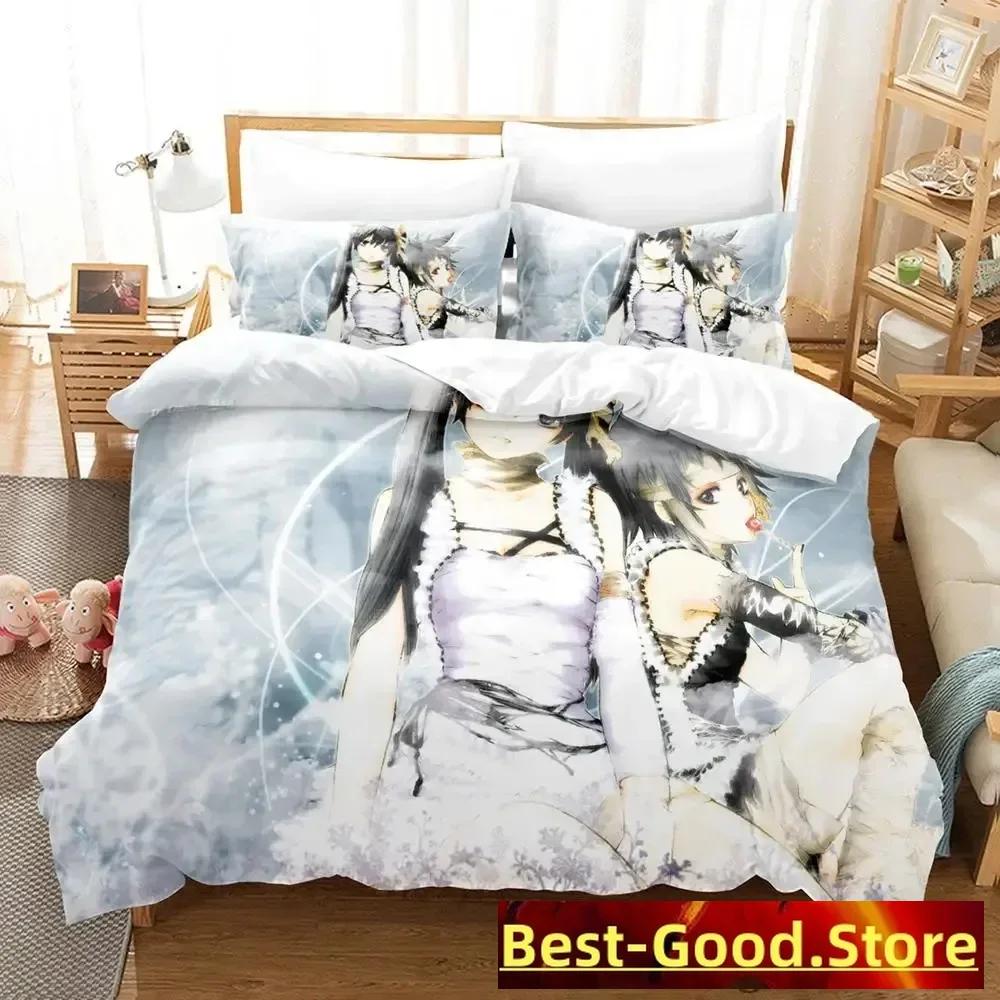 New D.Gray-man Bedding Set Single Twin Full Queen King Size Bed Set Adult Kid Bedroom Duvetcover Sets Anime Parure De Lit Bed