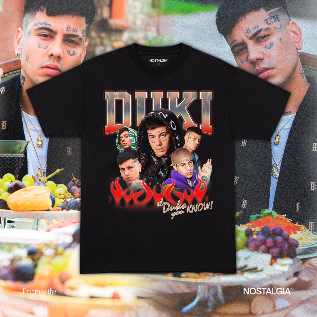 Hip Hop Street Duki Old School T-shirts Men Women Overszied T-shirts Casual Cotton Loose Male Female T-shirt Summer Clothes Top