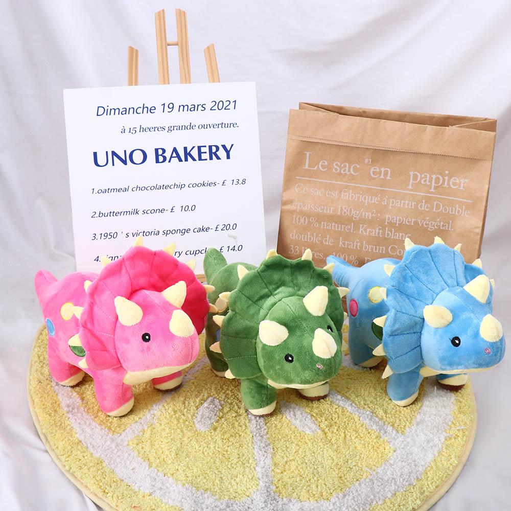 Triceratops Kids Toy Dinosaur Plush Doll Plush Dinosaur Toys Stuffed Animal Dinosaur Stuffed Toy