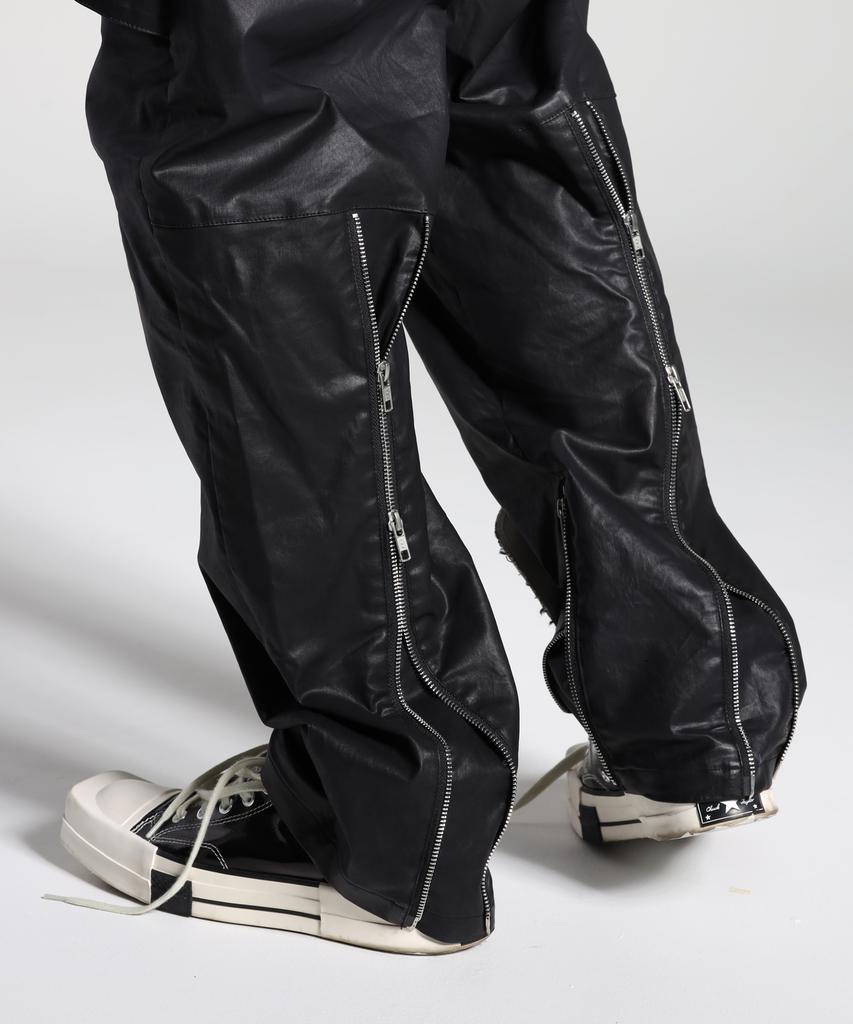 Now Bau Pastiche Carbon-Coated Pants Style