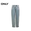 ONLY Women's Cool-Touch Rolled Cuff Ankle Tapered Boyfriend Jeans