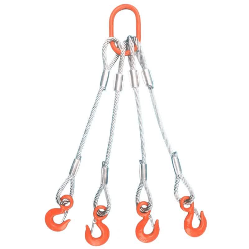 Jingyao Wire Rope Lifting Sling with Ring Eye Hooks