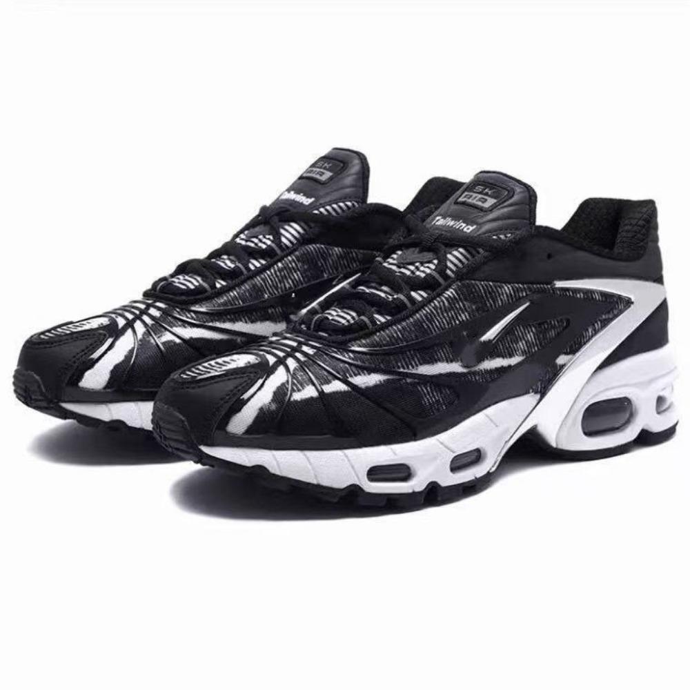 Air Cushion Men's Shoes, Heightening Shock Absorption Casual Sports Running Shoes Heightening Shoes