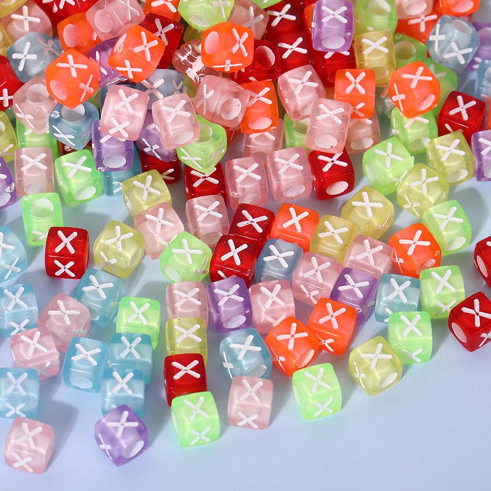 Colorful A-Z Letter Beads for DIY Jewelry & Educational Bracelets