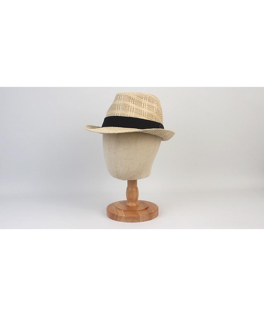 Yunibeosyeolkemiseuteuli Bu Check Ivory Short Fedora Summer Fedora