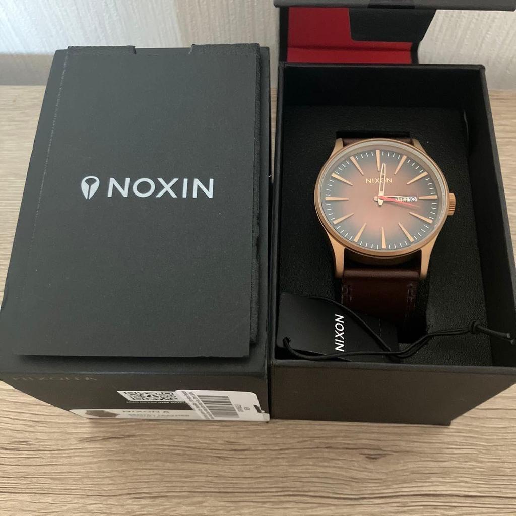 Used [Good condition] Nixon Sentry Leather Bronze/Black