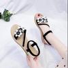 Women Summer Plus Size Female Bohemian Style Sandals Flat Sandals Flowers Sandals Flip Flops