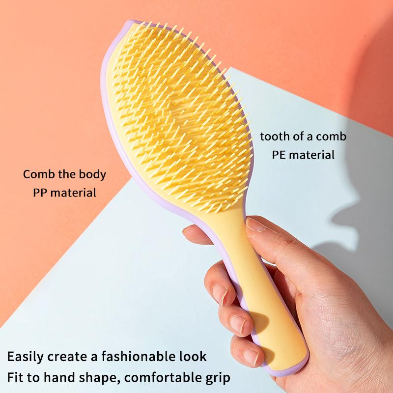1Pcs Detangling Magic Hairbrush Gentle Scalp Massage Comb Soft Anti-Static Grooming Smooth Hair Brush Salon Hair Styling Tools