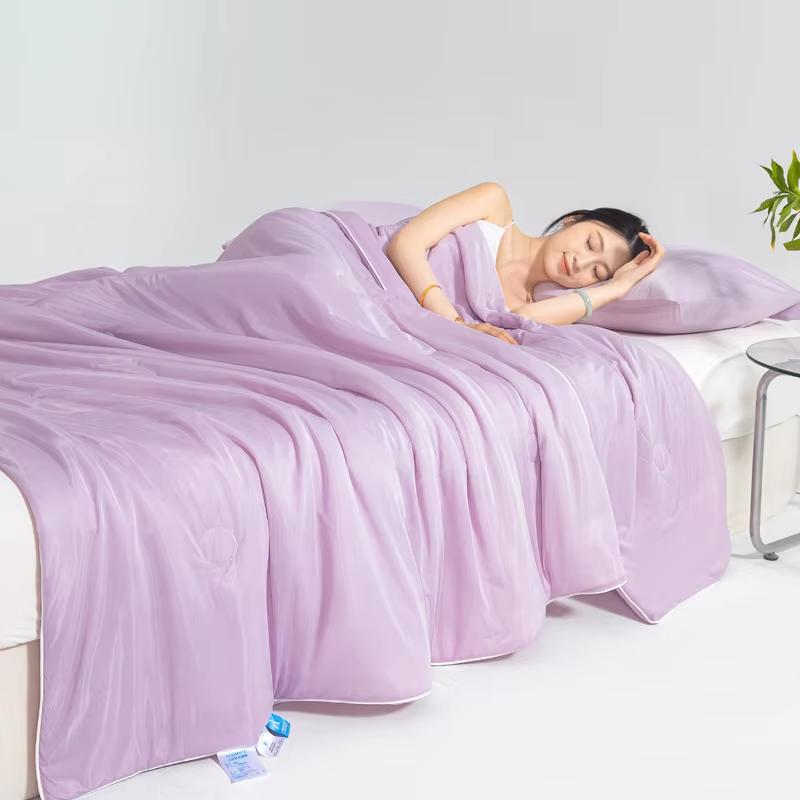 Summer - Ready Machine - Washable Air - Conditioned Quilt: Ultra - Thin Cooling Comforter For Hot Nights,For Summer Getaways