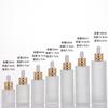Frosted Glass Dropper Bottle 20-100ml, Straight Shoulder Essential Oil Serum Container for Skincare