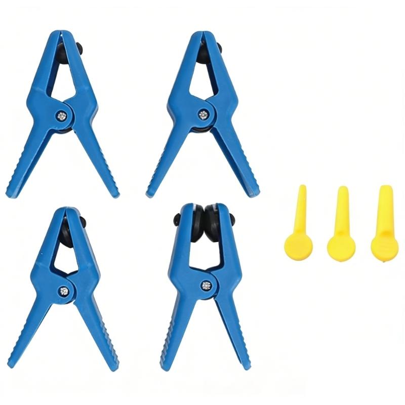 3XUB Professional Plastic Tube Fasteners Comapct Retainer Clip for Motorcycle Car Brake Systems & Fluid Transfers