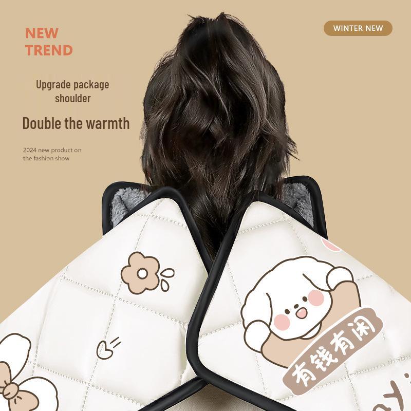 Four-Season Waterproof Windproof Plush Motorcycle Windshield Cover