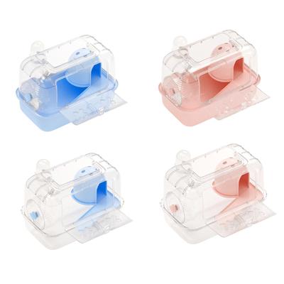 Hamster Cage Exercise Playing Portable Ventilation Breathable Small Animal Cage with Carrying Handle for Rats Gerbils