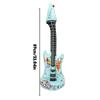 1/20Pcs Cartoon Guitar Foil Balloons Inflatable Rock Star Instrument Aluminum Foil Balloon Concert Theme Party Decoration Props