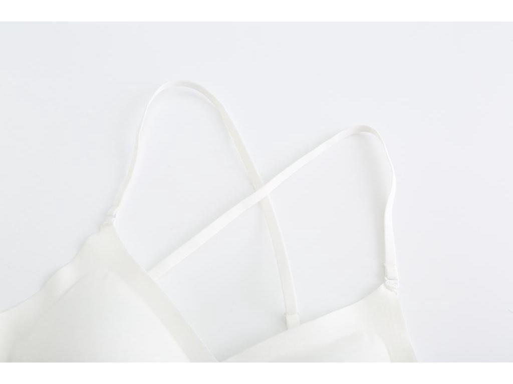 Summer Seamless Low-Back Women's Bra - Thin, U-Shaped, Beautiful Halter Design, Invisible, Multi-Way, Comfortable.