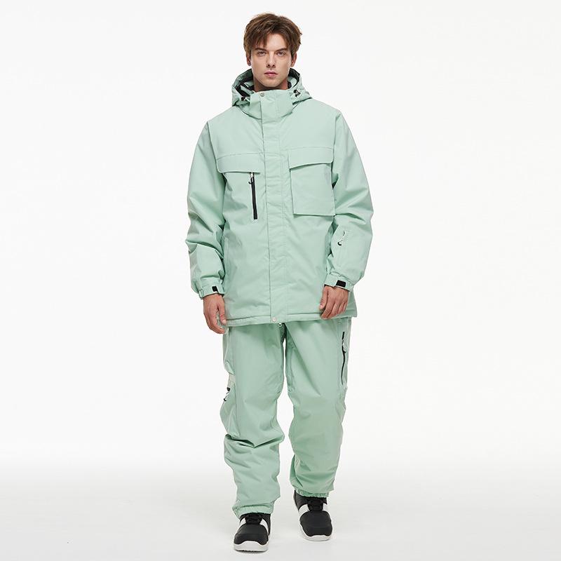 Ski Suit Set: Waterproof Winter Jacket & Pants for Women & Men.