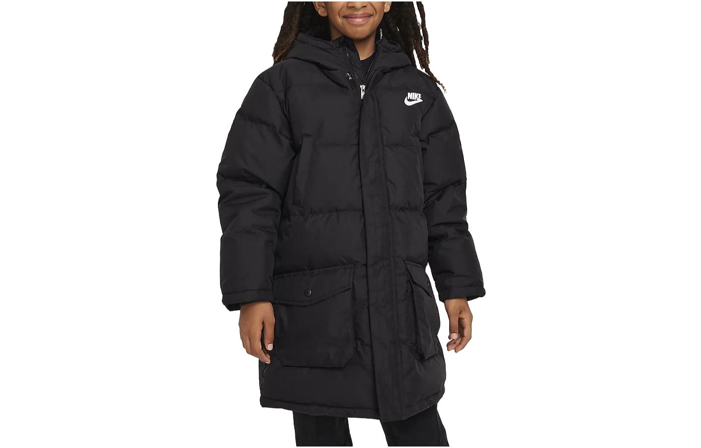 Nike Kids Down Jackets Hooded Moderate FV3074-010 XS